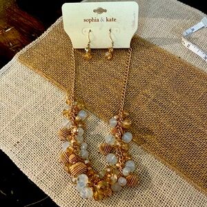 SOPHIE & KATE NECKLACE & EARRING SET
